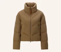 Daunenjacke Aus Flanell braun