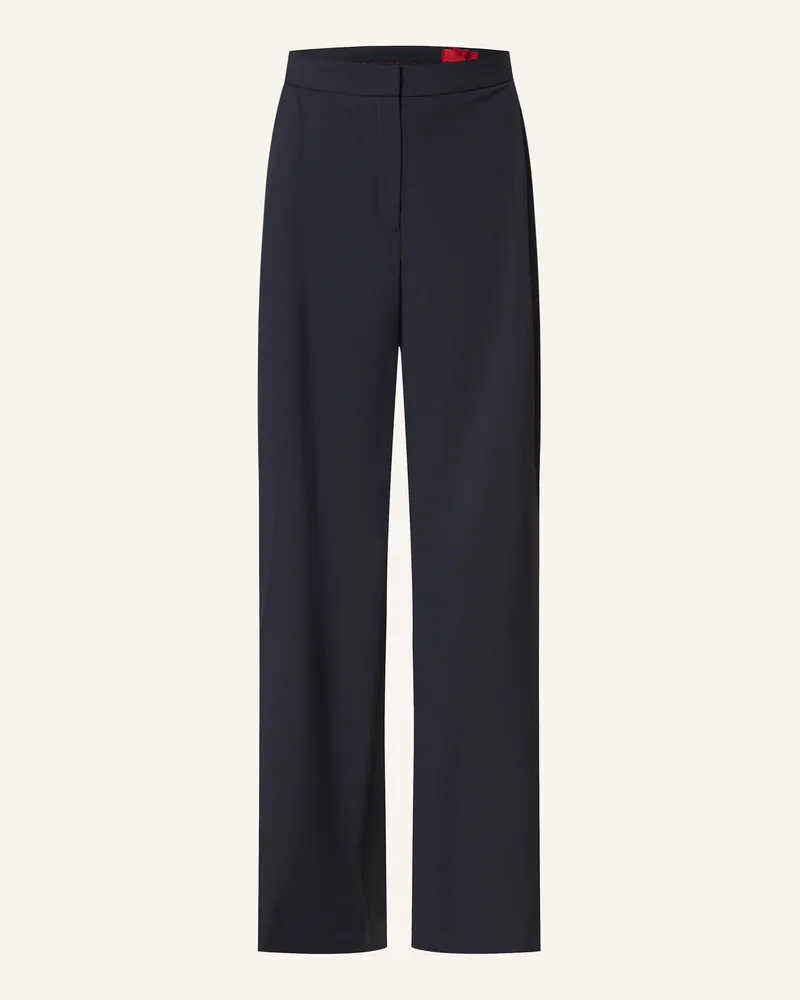 HUGO BOSS Marlenehose HEMMES Dunkelblau