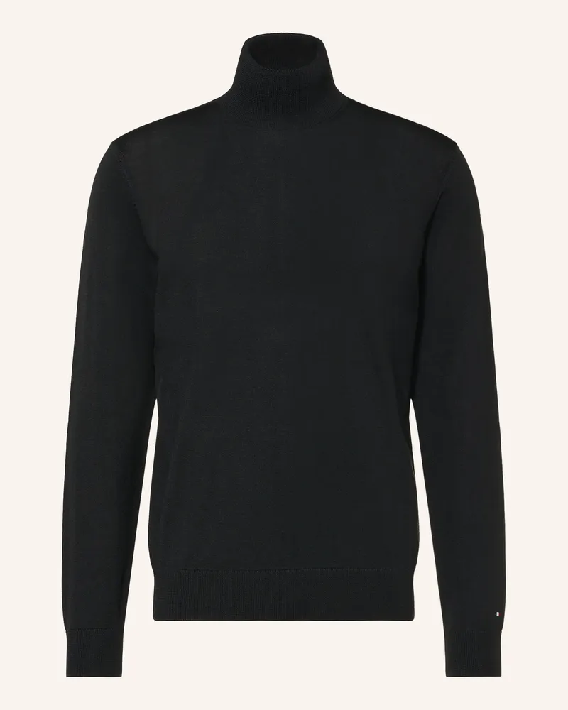 Tommy Hilfiger Rollkragenpullover schwarz Schwarz