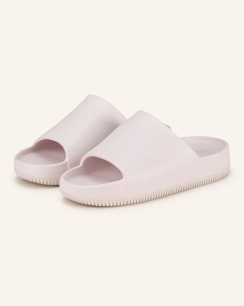 Nike Pantoletten Calm Slide beige Hellrosa