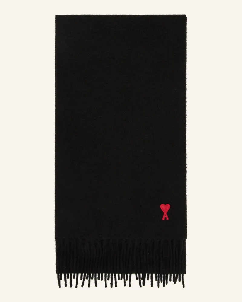 AMI Paris Schal Schwarz