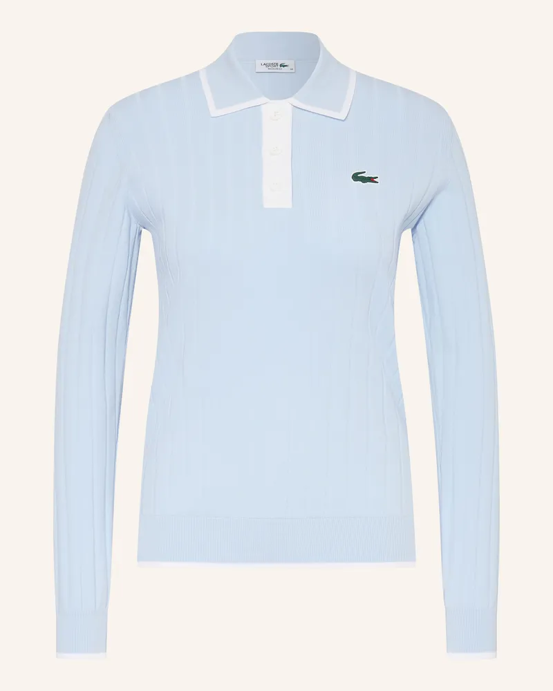 Lacoste Funktions-Poloshirt blau Hellblau