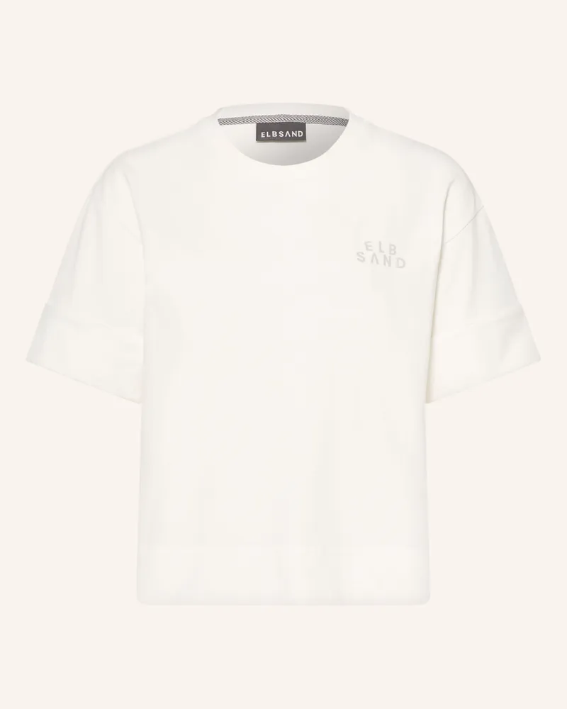 ELBSAND T-Shirt Juno weiss Weiss