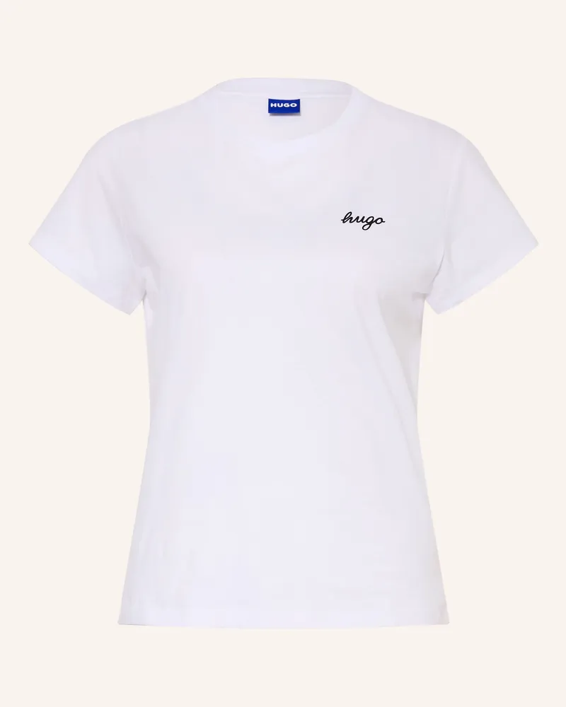 HUGO BOSS T-Shirt Damatee weiss Weiss