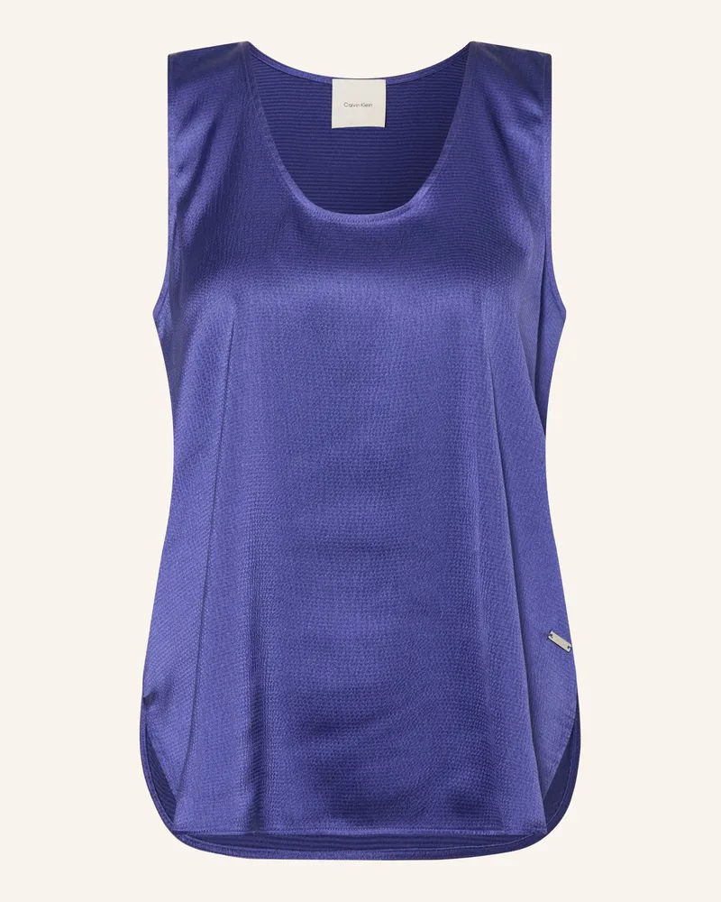 Calvin Klein Satintop Blau