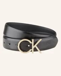 Calvin Klein Ledergürtel Schwarz