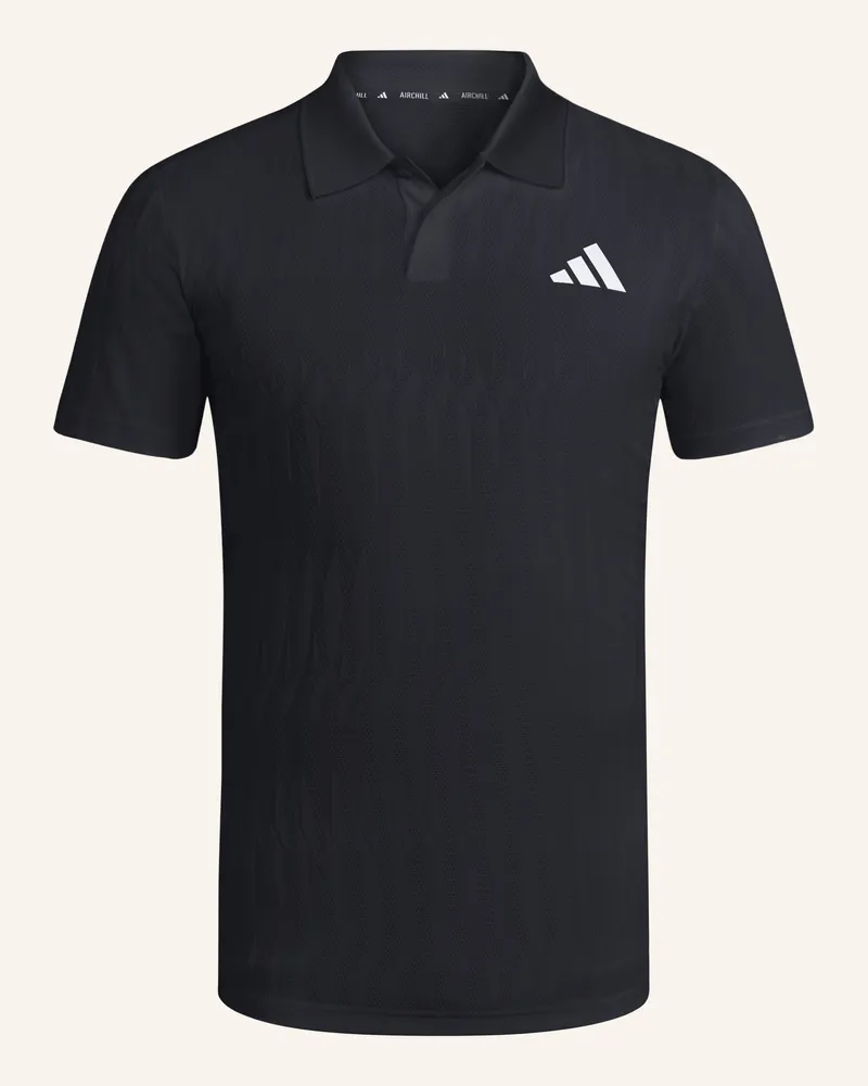 adidas Funktions-Poloshirt Freelift schwarz Schwarz