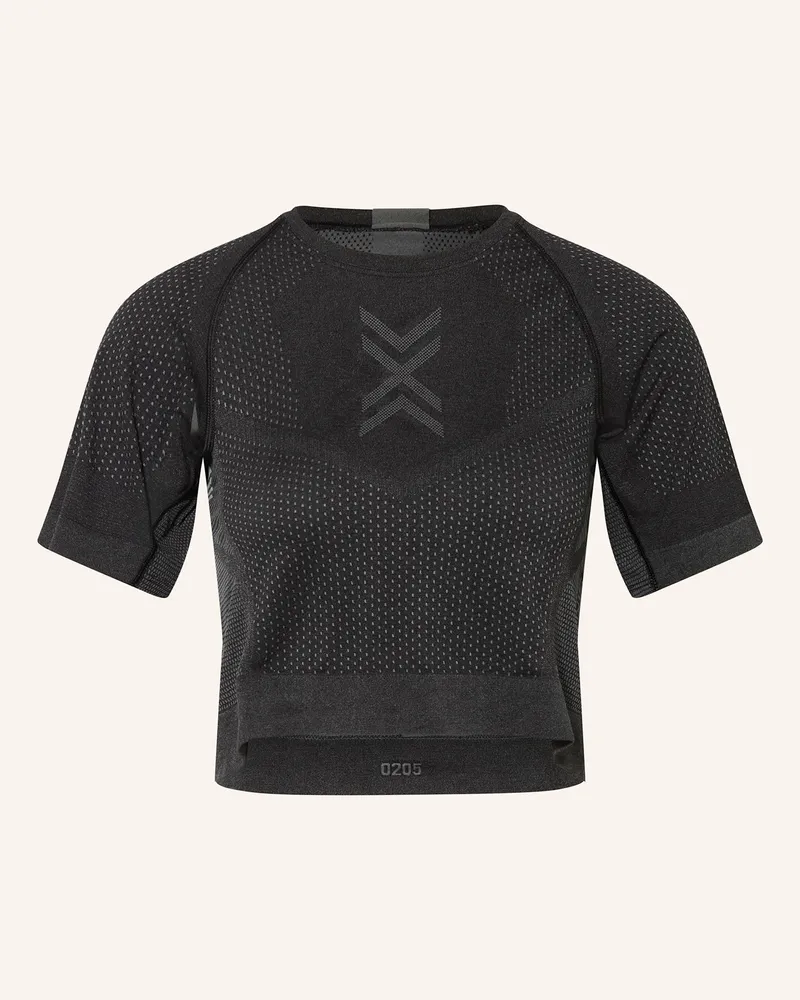 X-Bionic Cropped-Top XCEED RUN Schwarz