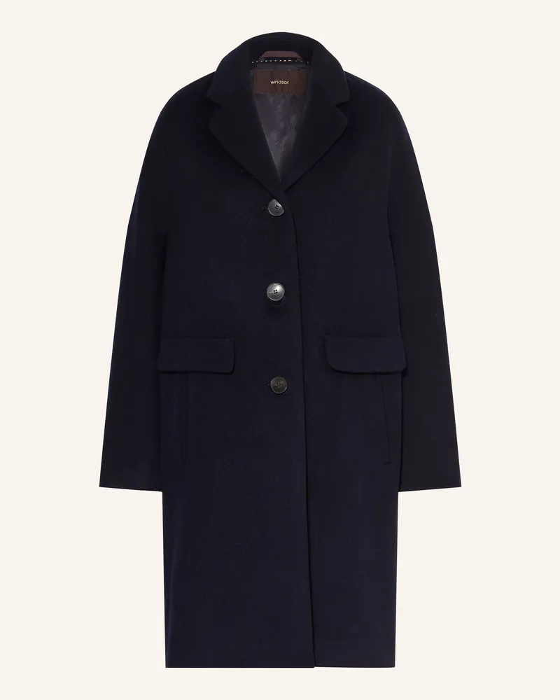 windsor. Wollmantel blau Dunkelblau