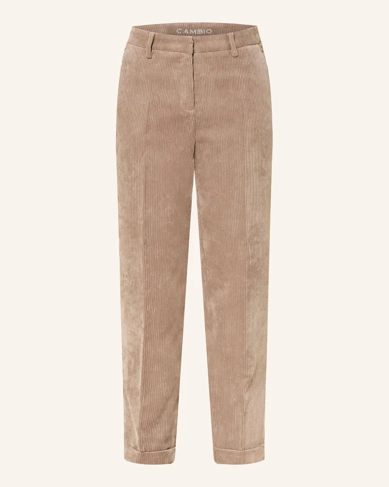 Cambio Cordhose Krystal beige Hellbraun