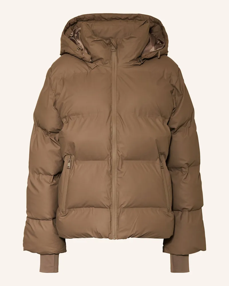 Neo Noir Steppjacke braun Taupe