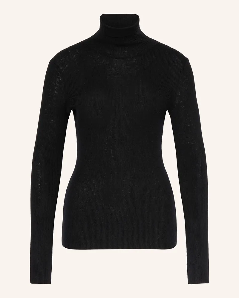 Maje Rollkragenpullover Schwarz