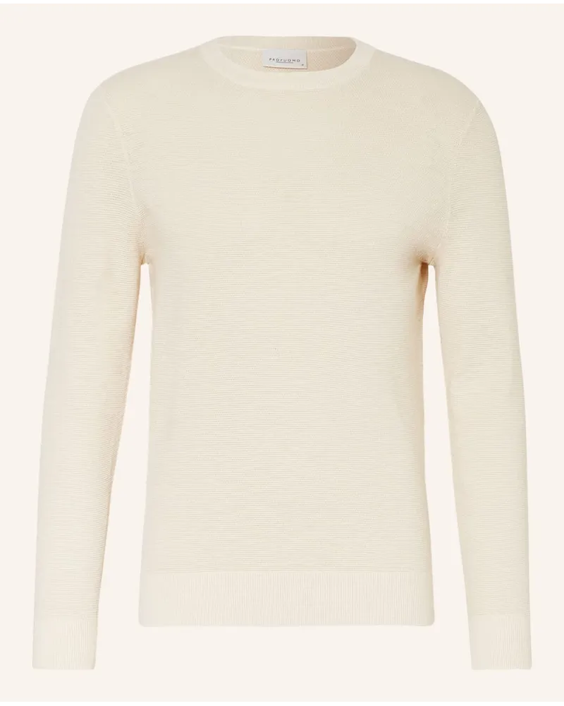 Profuomo Pullover Weiss