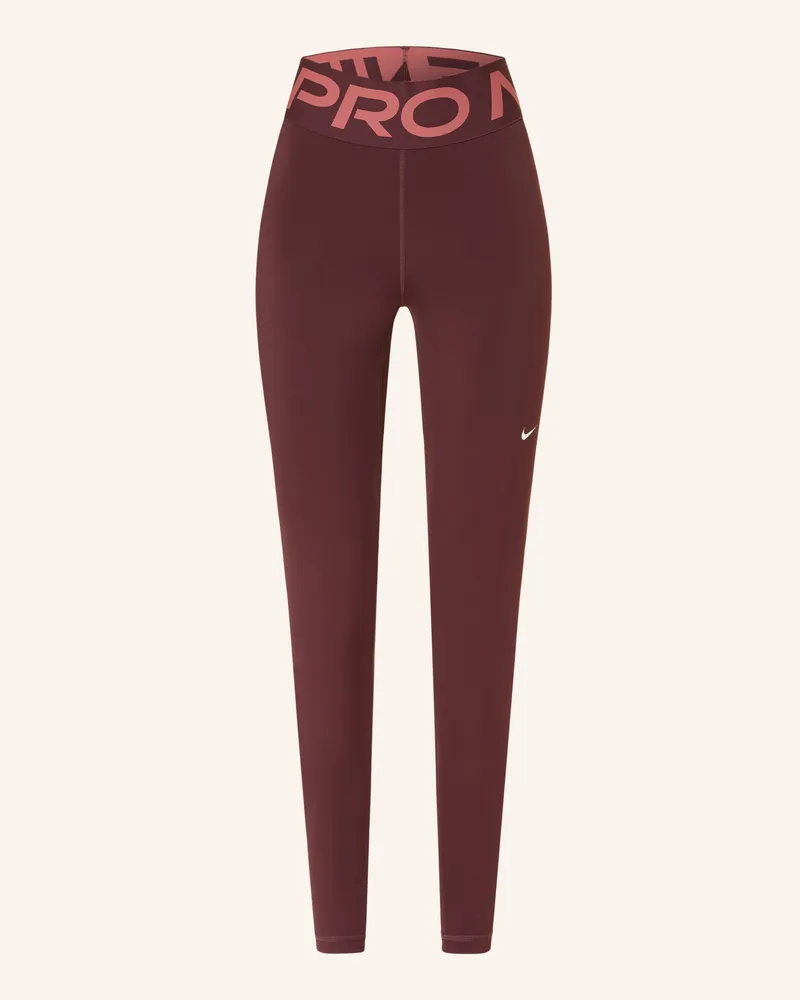 Nike Tights PRO SCULPT Dunkelrot