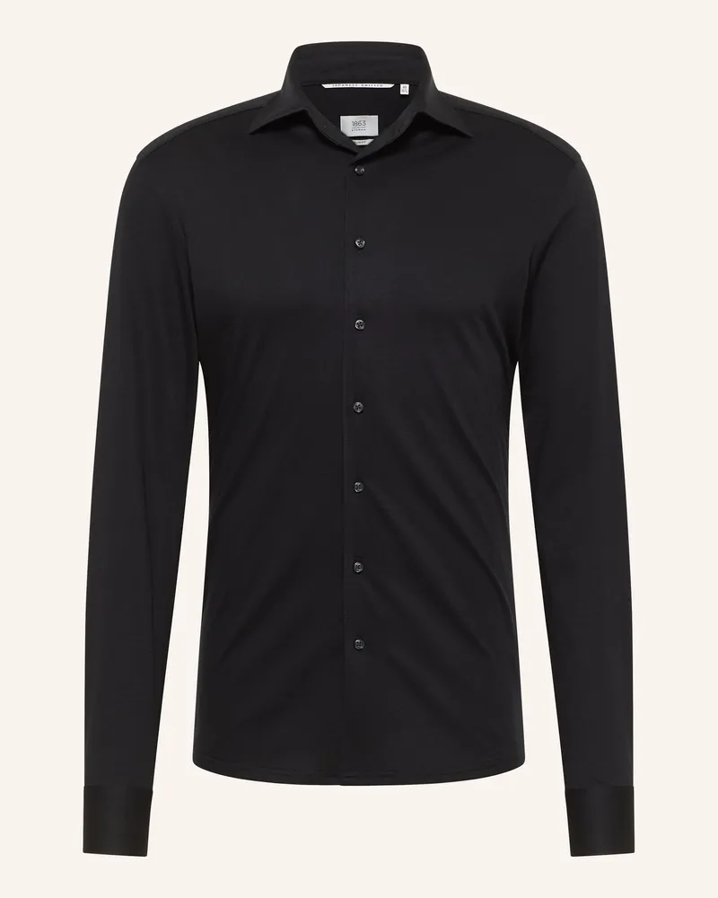 Eterna Hemd Slim Fit Schwarz