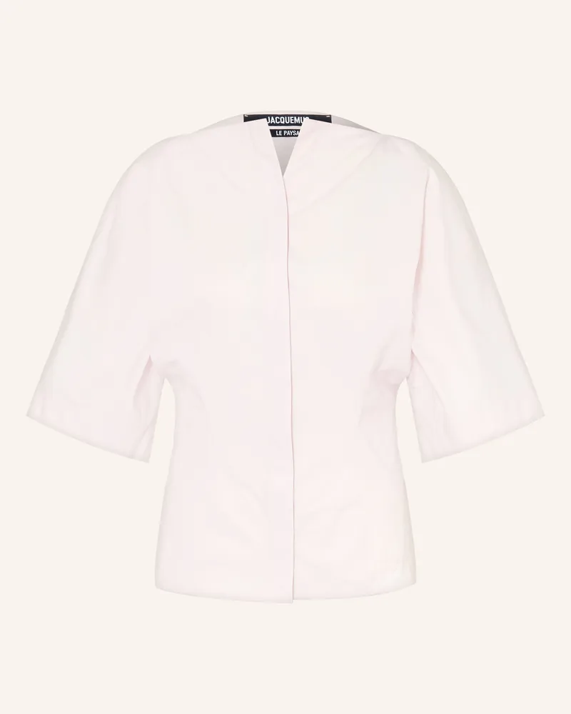 Jacquemus Bluse La Chemise Moisson rosa Hellrosa