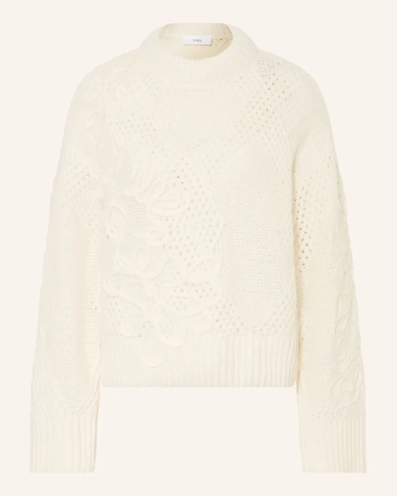 Y.A.S Pullover weiss Creme