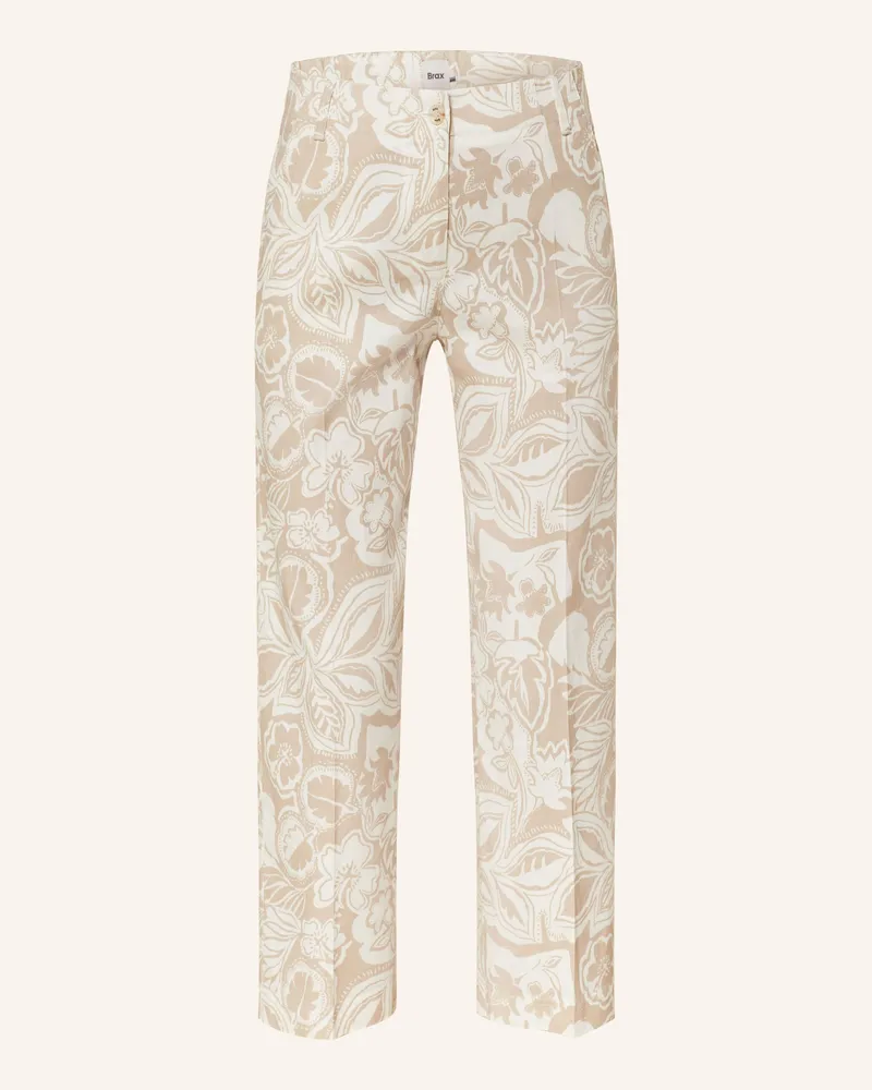 Brax Culotte MAINE S mit Leinen Beige