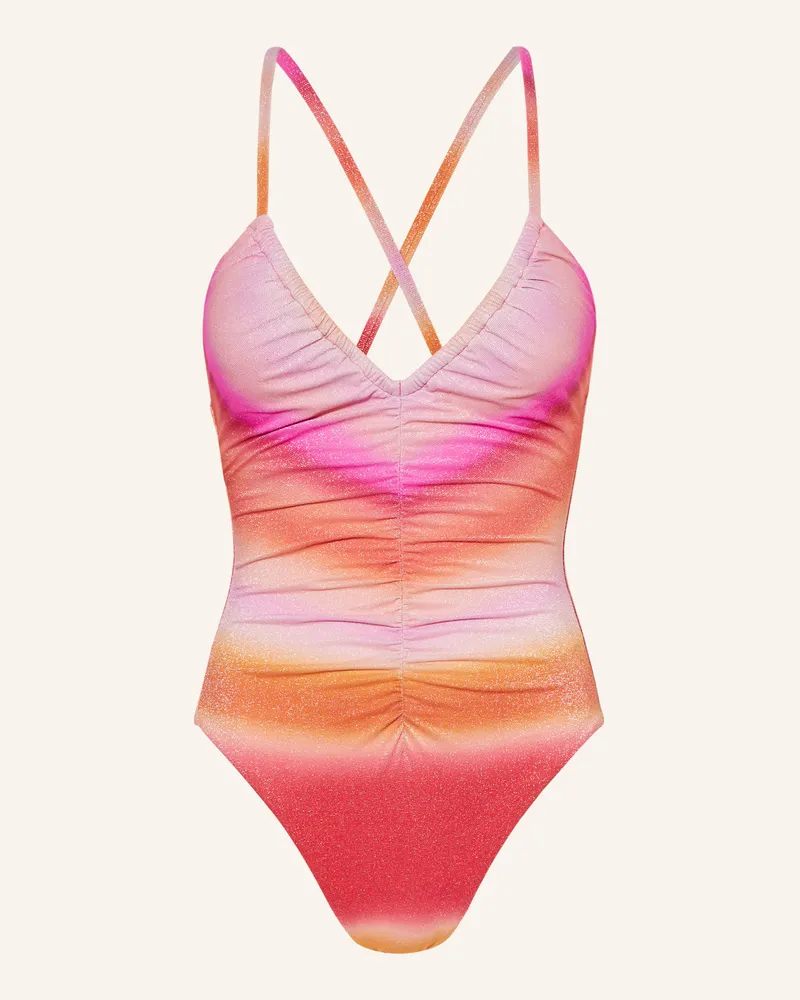 Seafolly Australia Badeanzug SPECTRUM mit Glitzergarn Pink