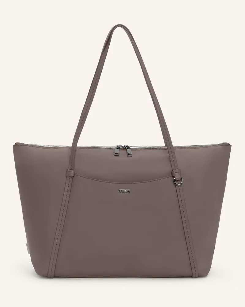 Tumi Voyageur Shopper Q Tote beige Dunkelbraun