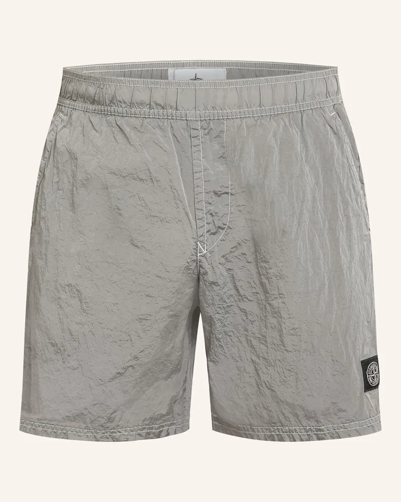 Stone Island Badeshorts Grau