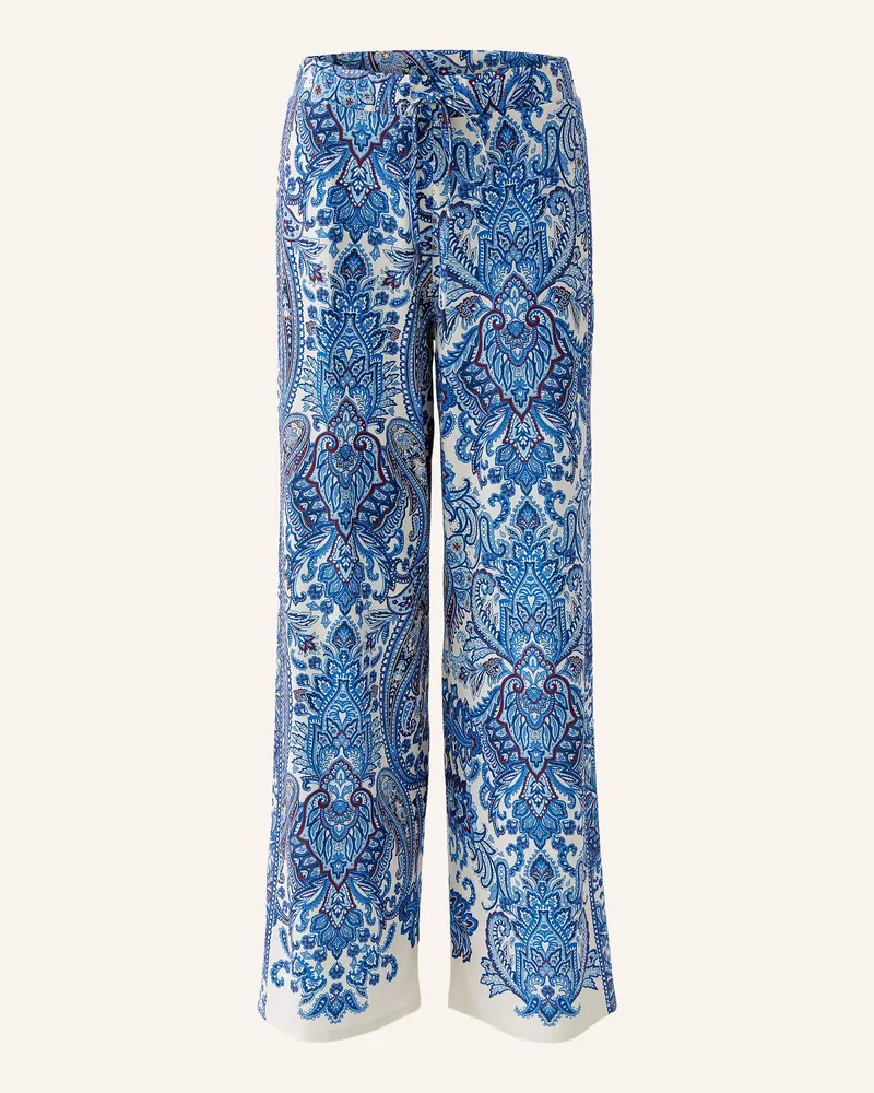 Oui  Hose weiss Blau