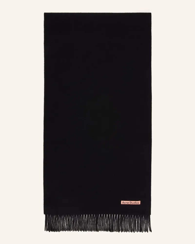 Acne Studios Schal schwarz Schwarz