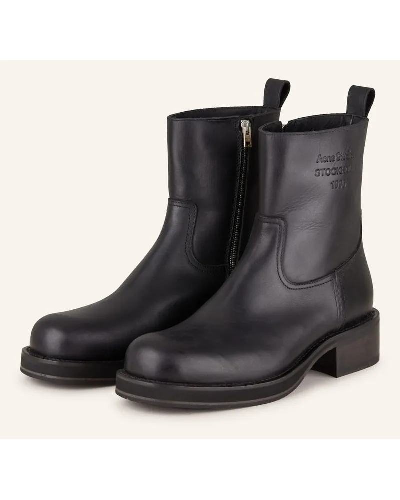 Acne Studios Boots BESARE - SCHWARZ Schwarz