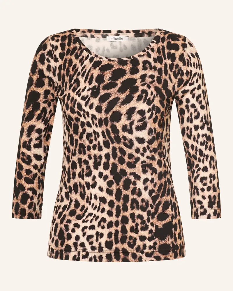 Efixelle Shirt Mit 3/4-Arm braun Camel