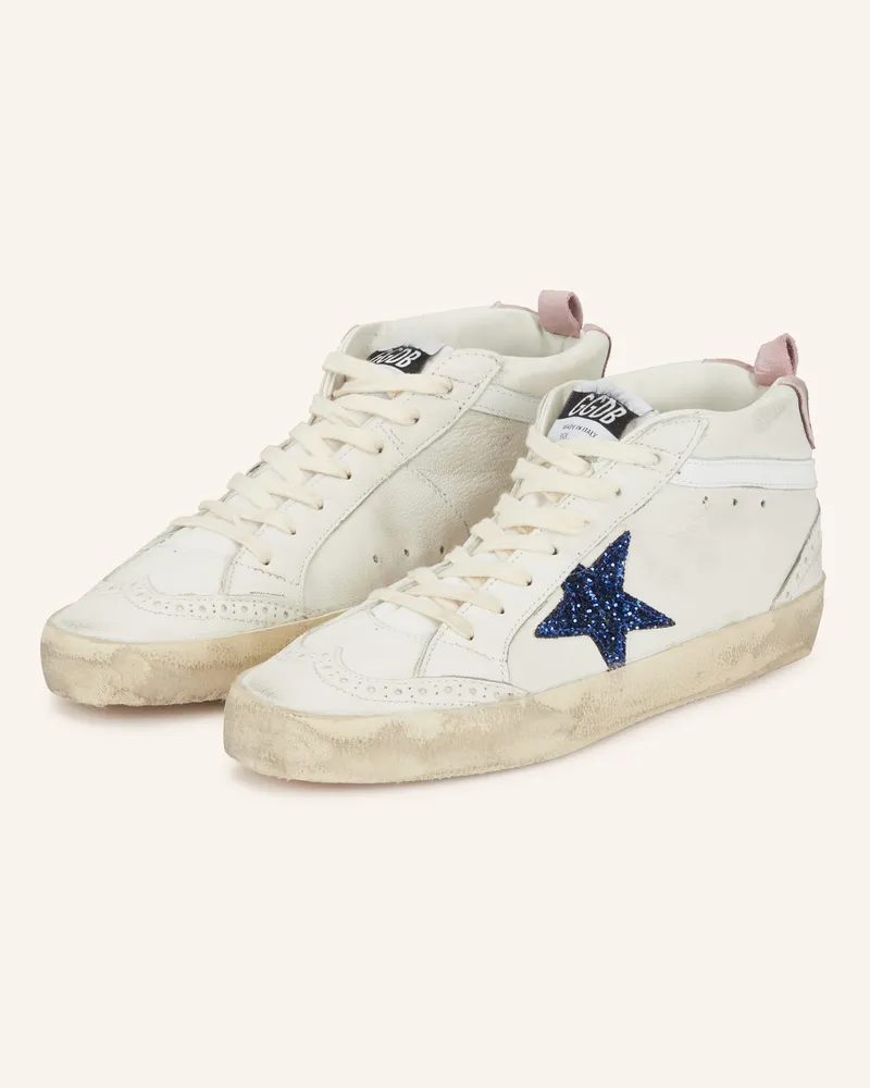 Golden Goose Hightop-Sneaker Mid Star weiss Weiss