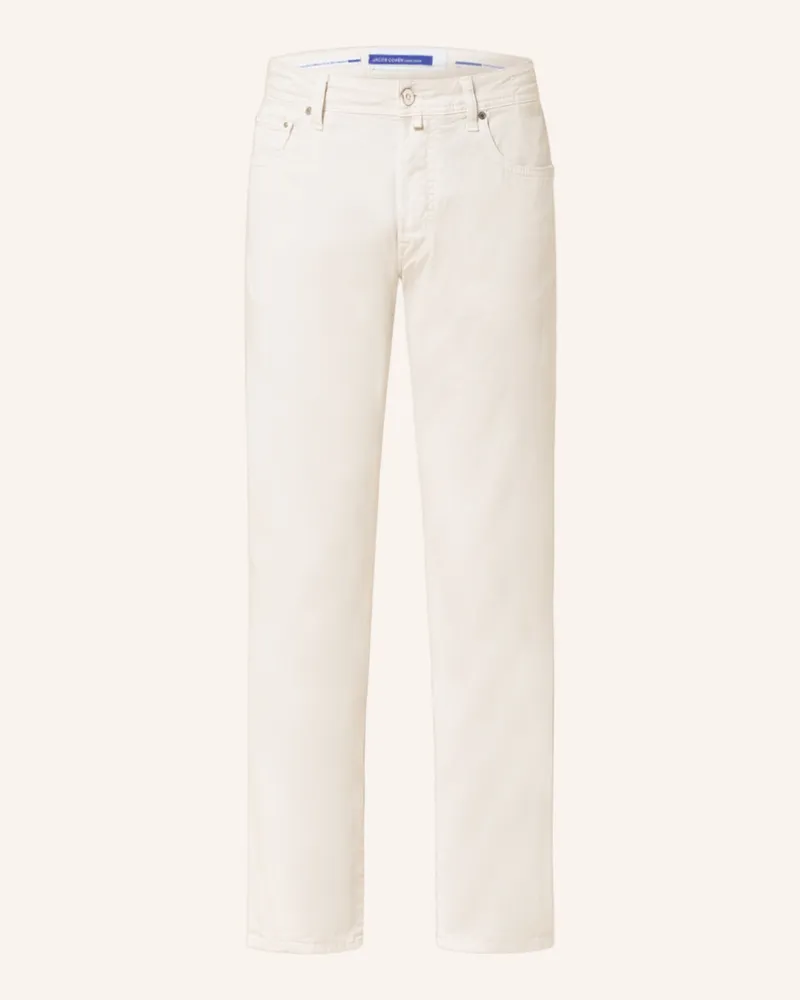 Jacob Cohën Jeans Bard Slim Fit weiss Creme