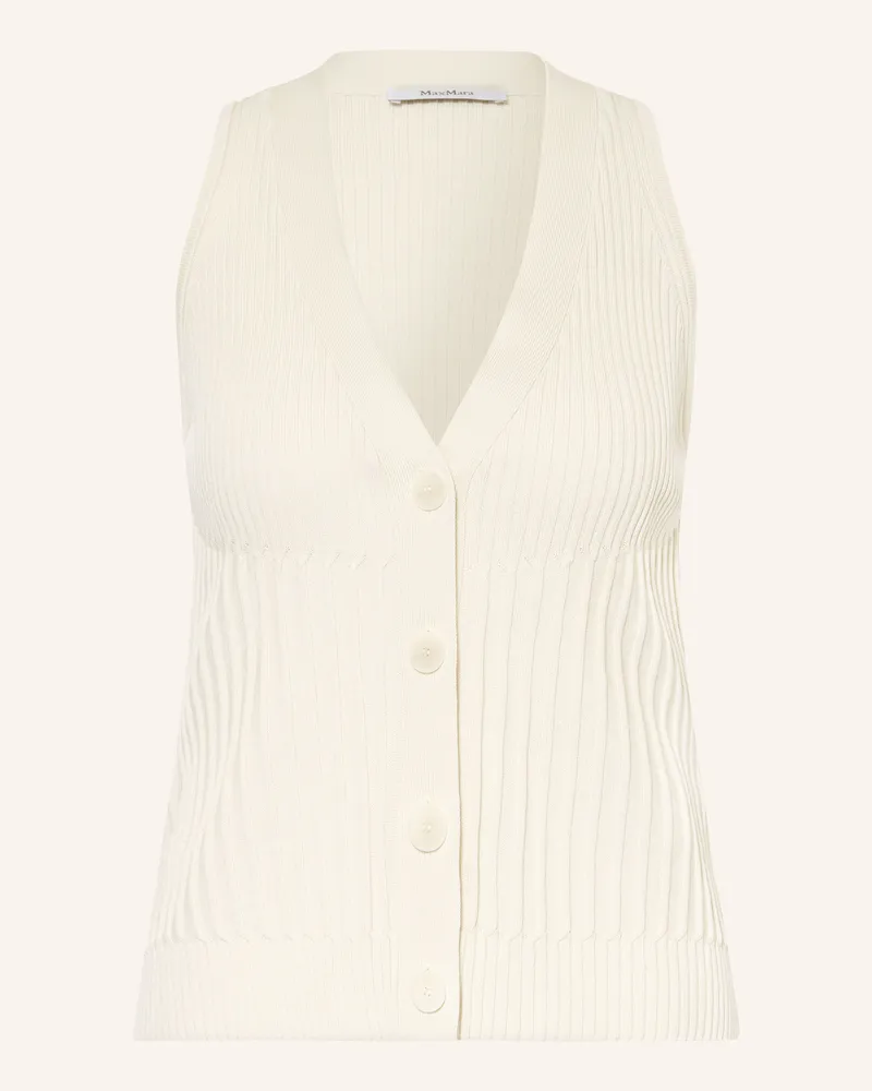 Max Mara Weste BIMBA Ecru