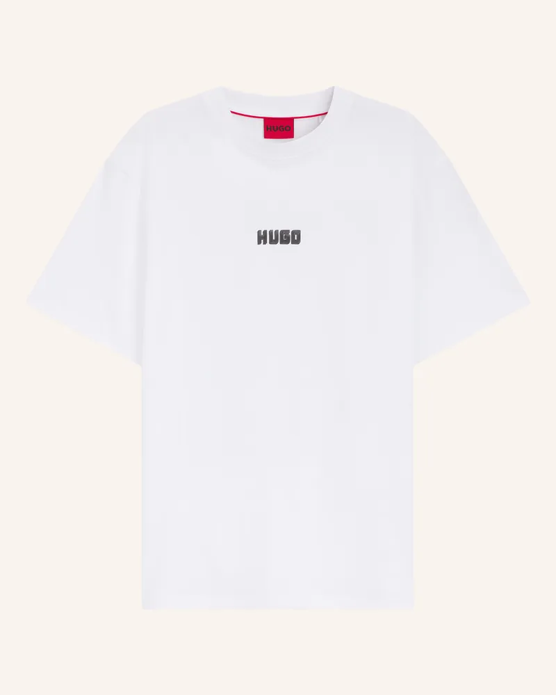 HUGO BOSS T-Shirt Diqitee_In Regular Fit weiss Weiss