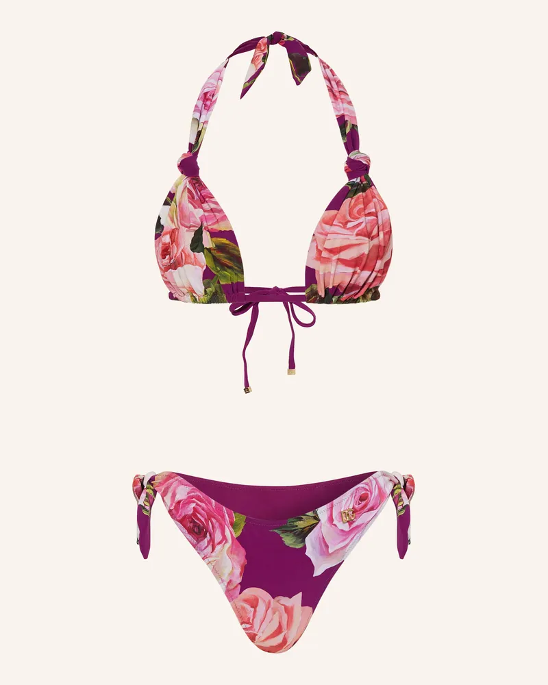 Dolce & Gabbana Neckholder-Bikini Fuchsia
