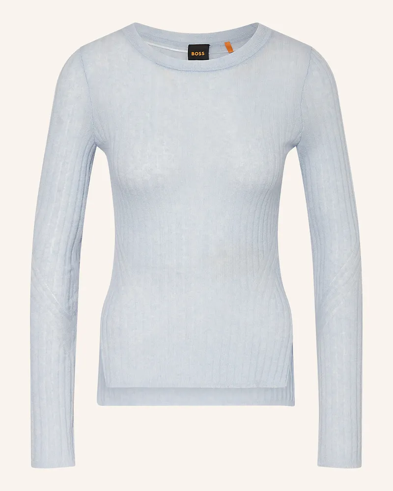 HUGO BOSS Pullover FENNONA Hellblau