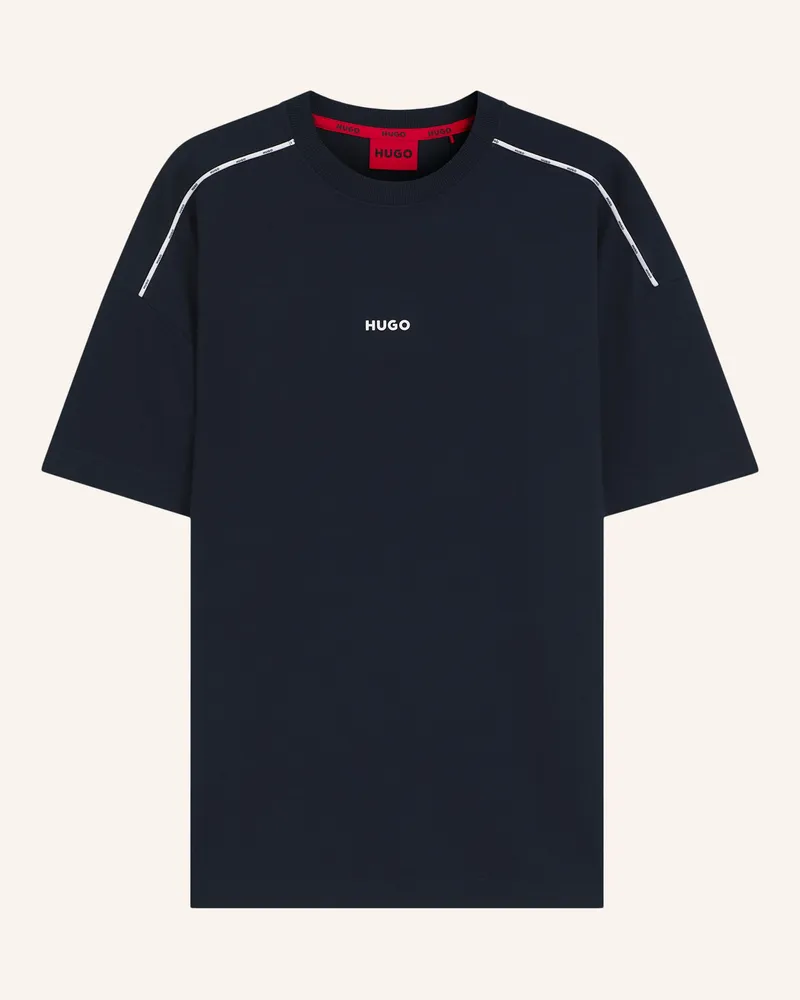 HUGO BOSS Loungewear Oberteil Noah T-Shirt Relaxed Fit blau Dunkelblau