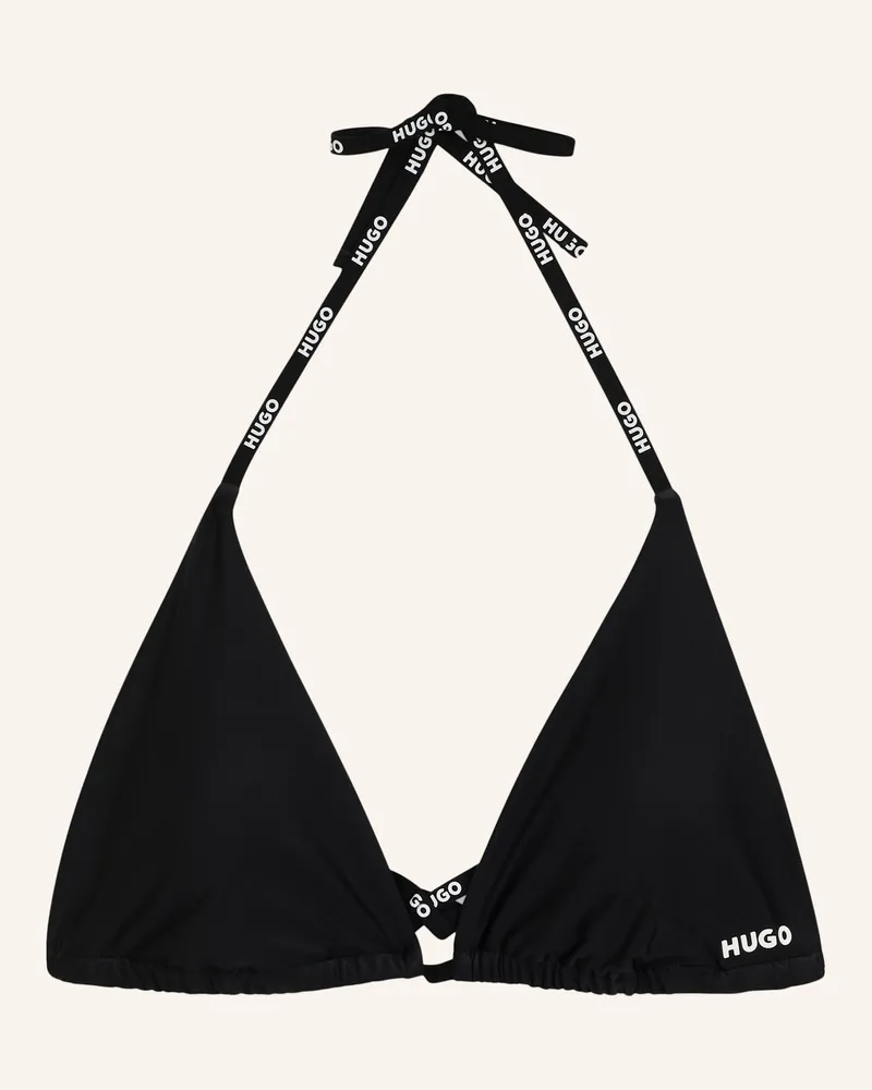 HUGO BOSS Bikini-Oberteil PURE TRIANGLE Regular Fit Schwarz