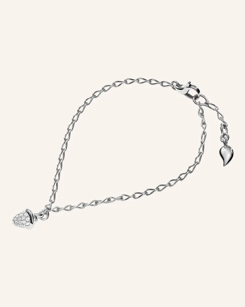 TAMARA COMOLLI Armband Minimikado Armband Mit Diamant Pavé silber Weissgold