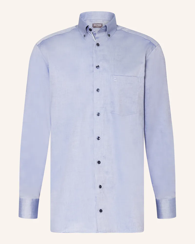 Olymp Hemd Luxor comfort fit Blaugrau