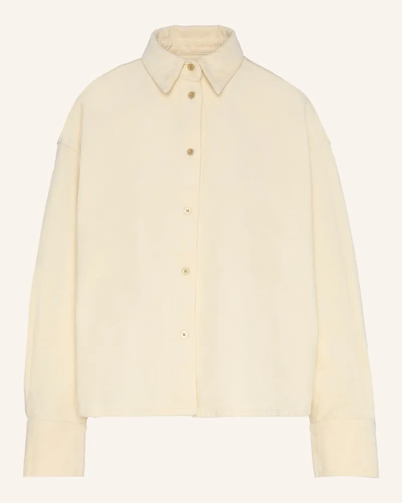 7 for all mankind Shirt NINA CROPPED Weiss