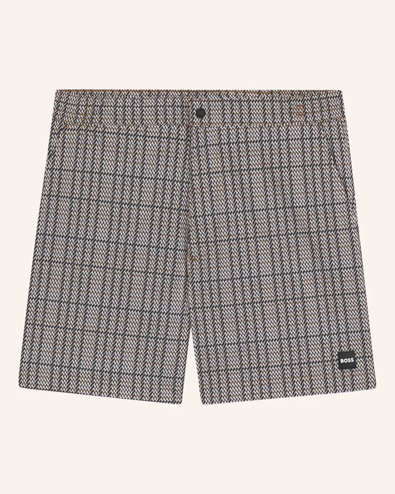 HUGO BOSS Badeshort Beach_To_Bar schwarz Schwarz