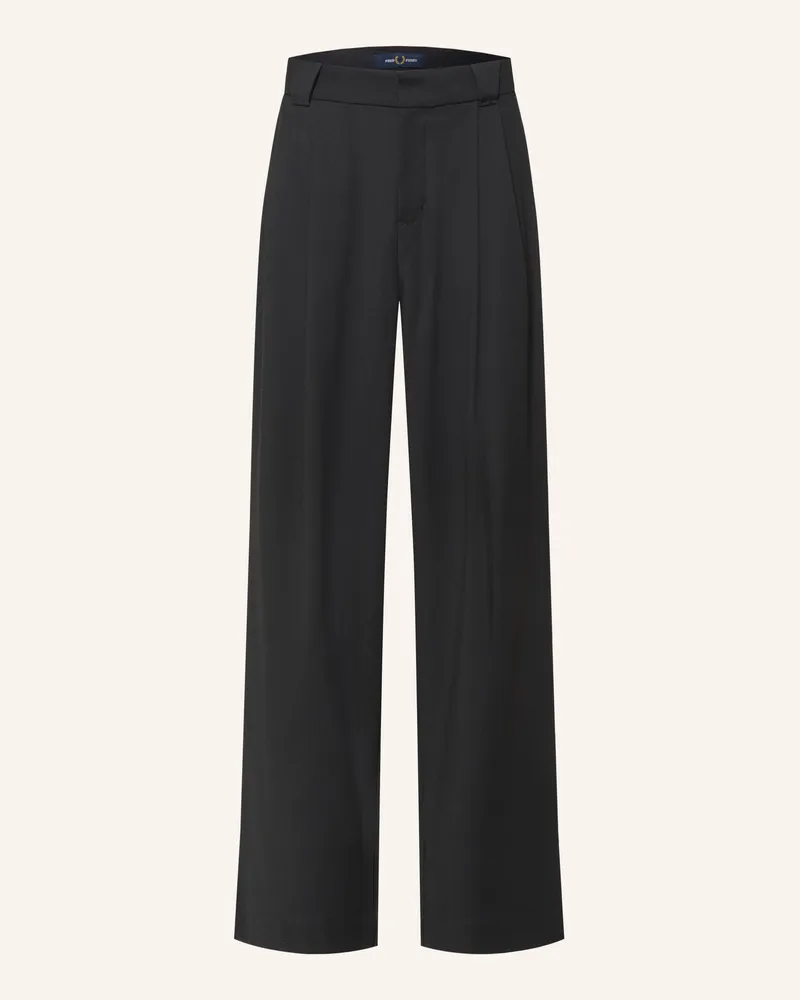 Fred Perry Hose Regular Fit schwarz Schwarz