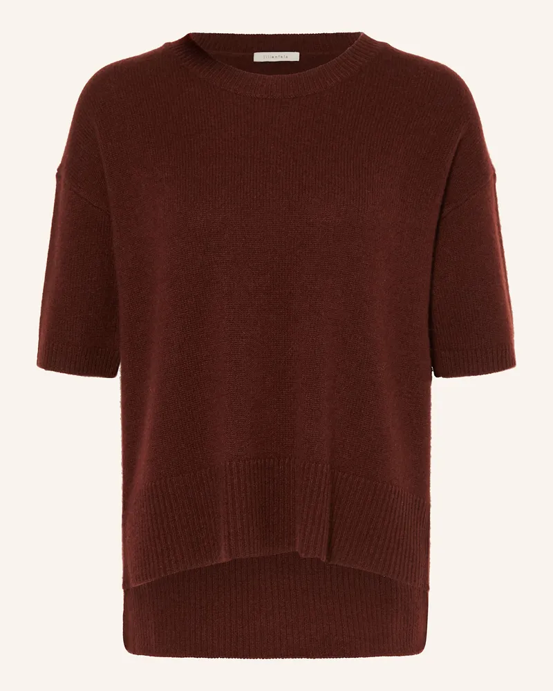 lilienfels Strickshirt aus Cashmere Dunkelrot