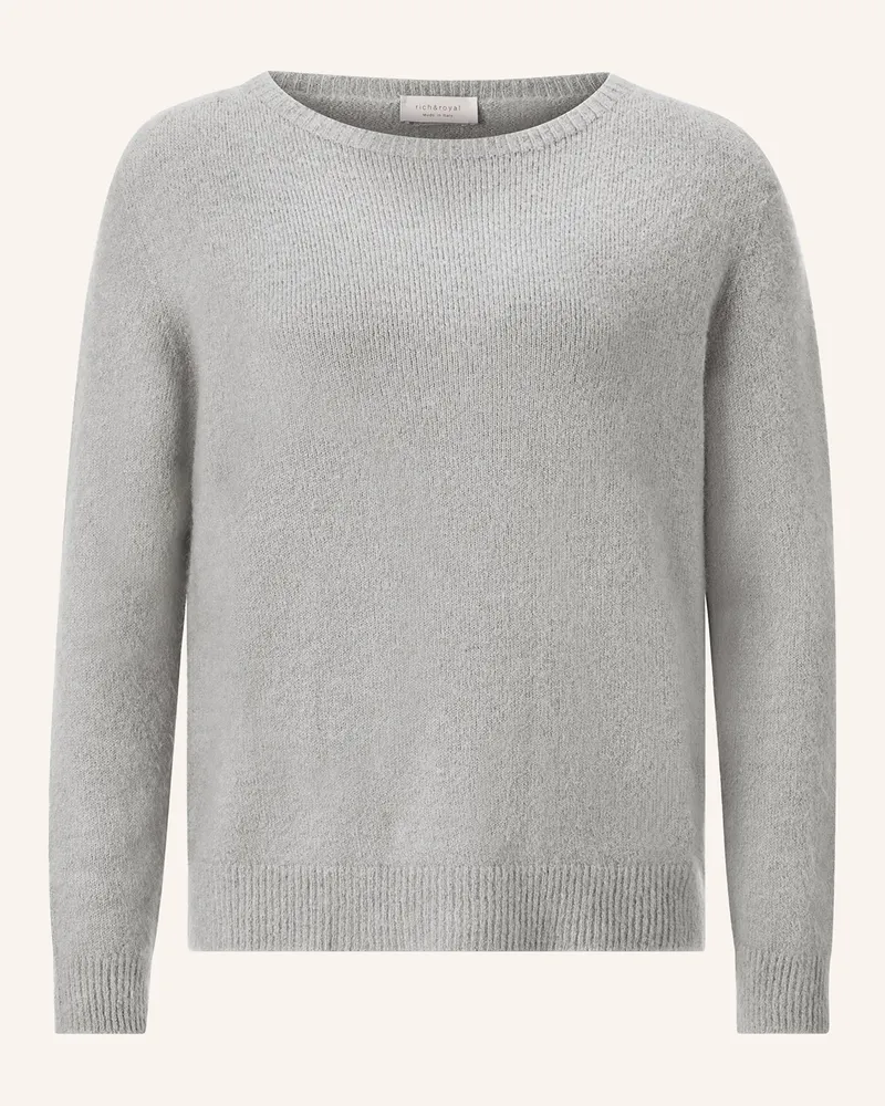 Rich&Royal Pullover grau Hellgrau