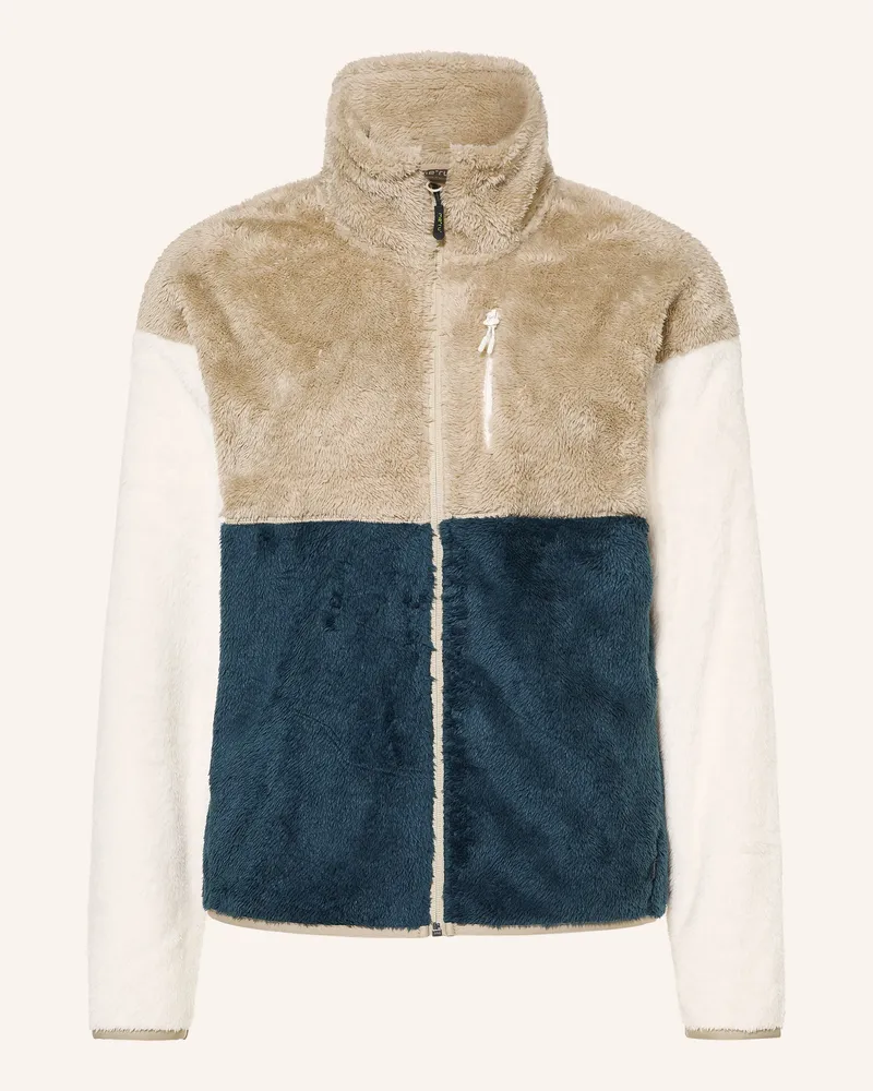 me°ru' Fleecejacke Nunavut blau Petrol