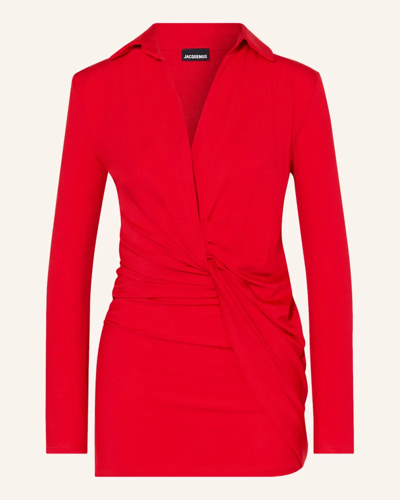 Jacquemus Jerseykleid LA ROBE BAHIA Rot