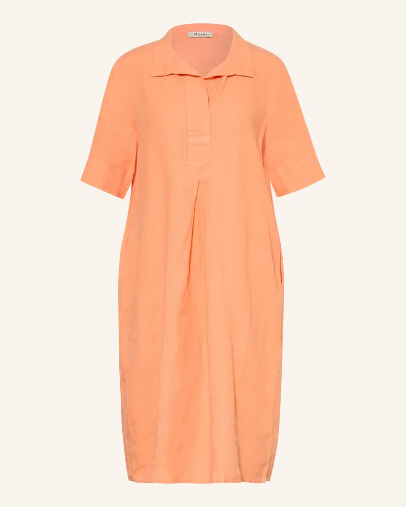 Maerz Leinenkleid orange Lachs
