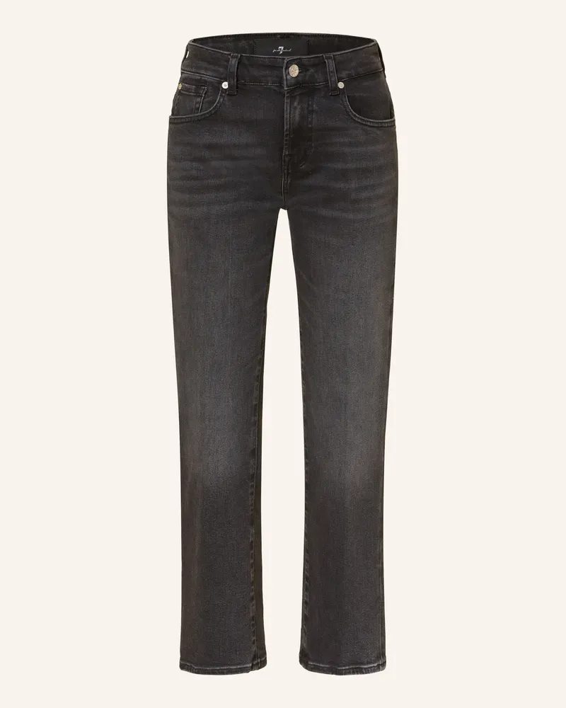 7 for all mankind Straight Jeans Calie schwarz 3ns