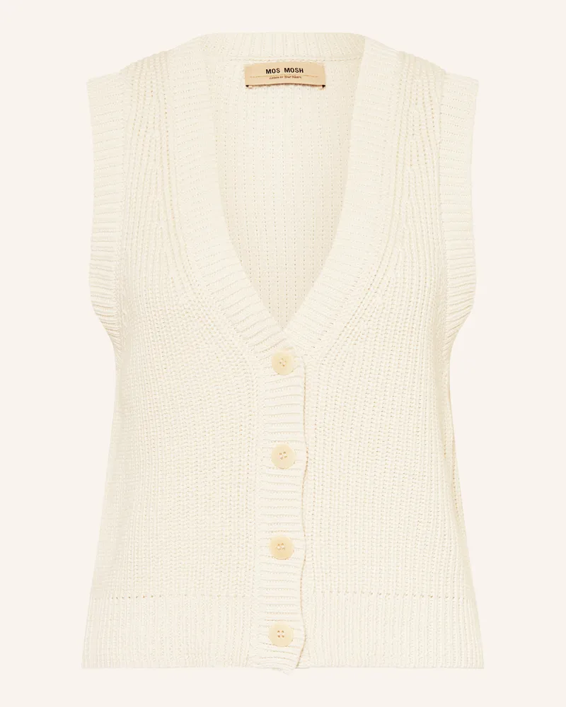 Mos Mosh Strickweste Mmkirby weiss Ecru