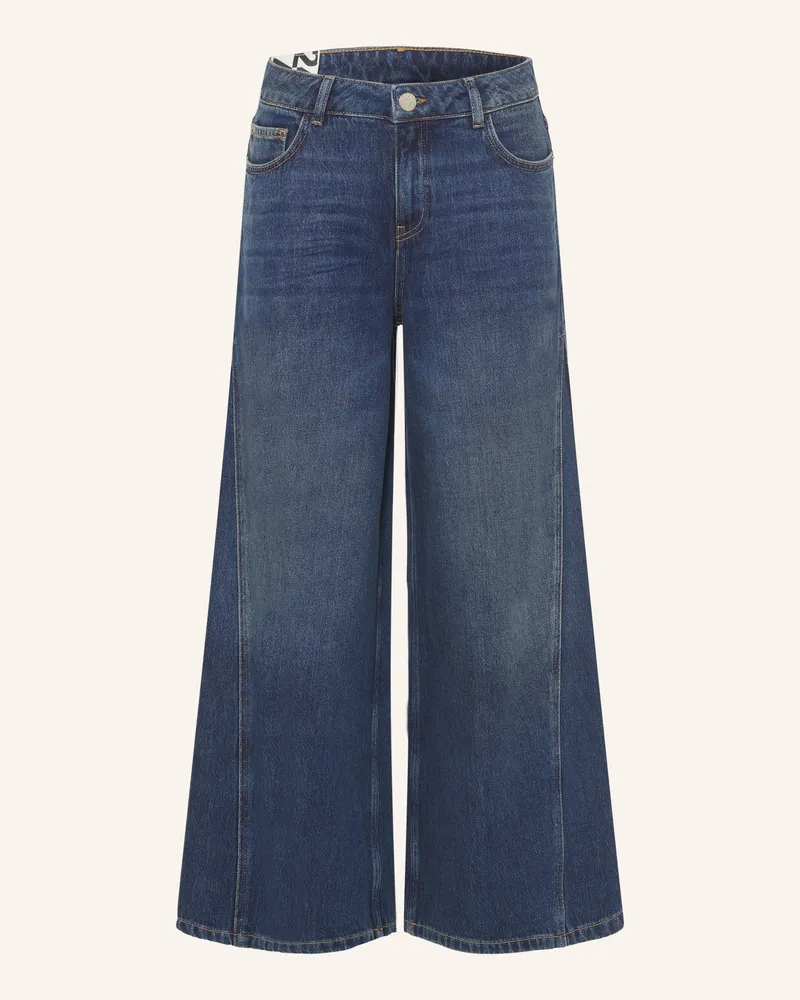 OPUS Wide Leg Jeans Meddy blau 70394